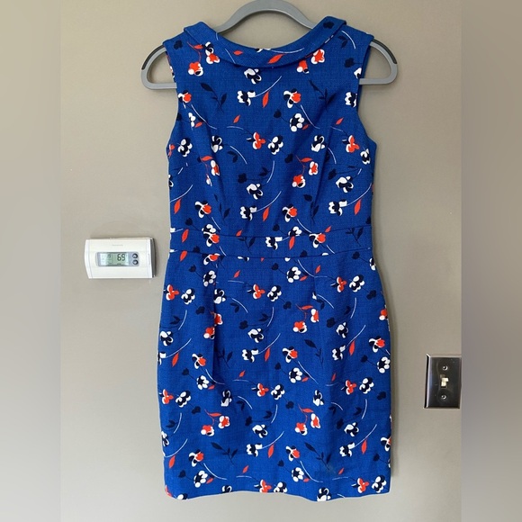 BODEN Martha Dress in Riviera Blue Wildflower Size 8P - Picture 5 of 10